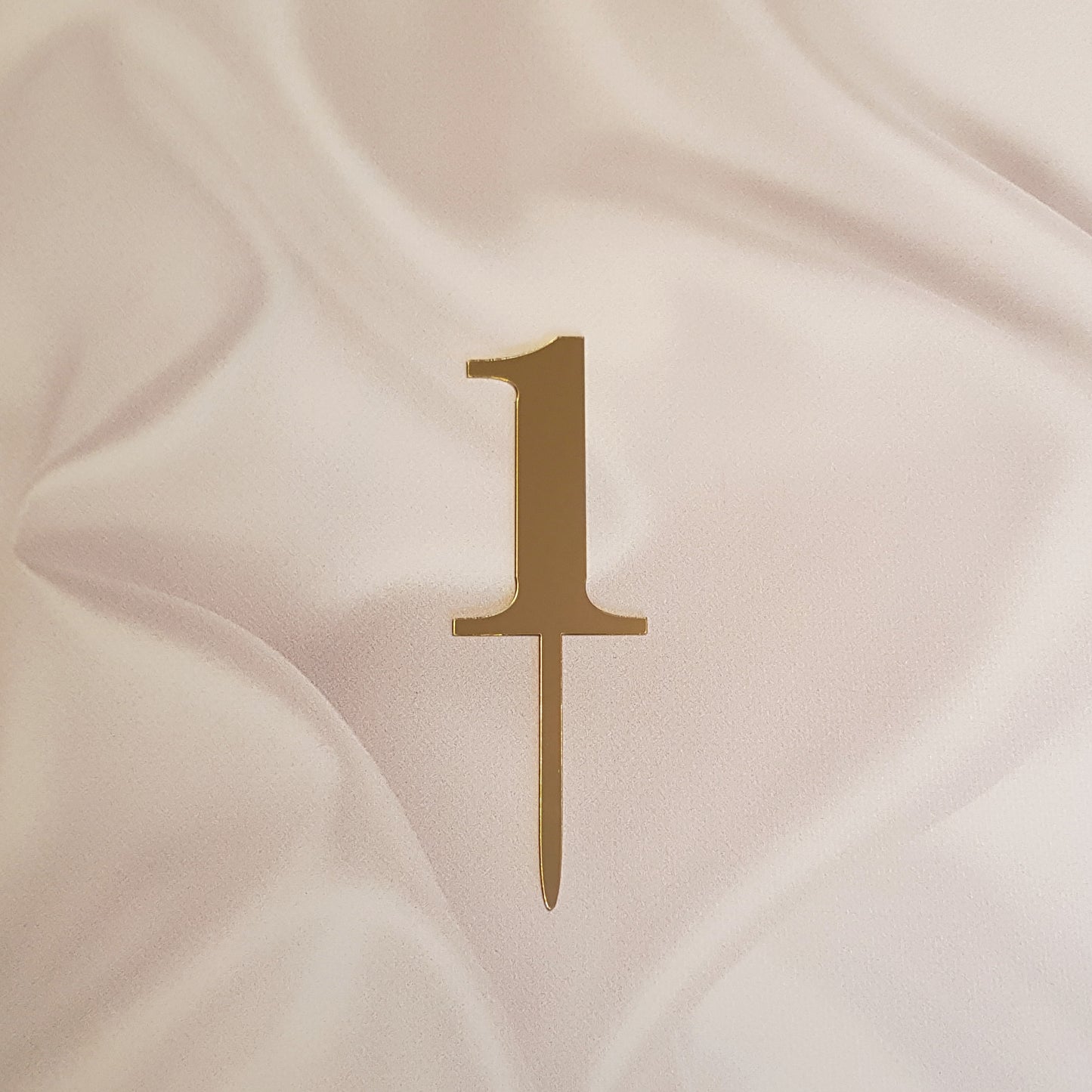 Acryl Topper Zahl 1 10121