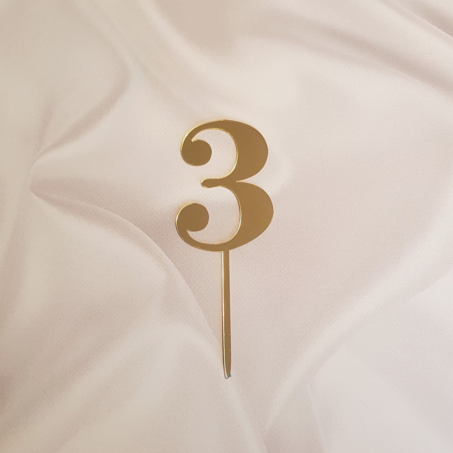 Acryl Topper Zahl 3 10123