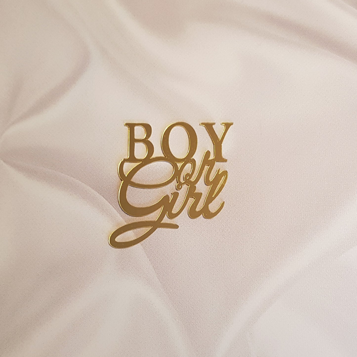 Acryl Topper Boy or Girl 10132