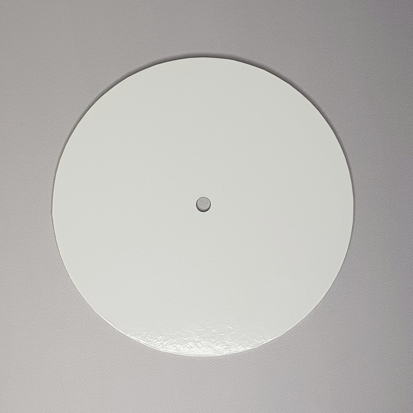 Cake Board Card ø 12 cm, 3 mm, Mittelloch, weiß 1 Stück