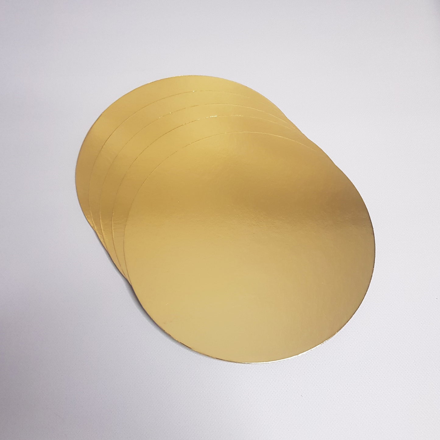 Sonderverkauf! TOP! Cake Board Card ø 25 cm, 3mm, Gold, 1 Stück