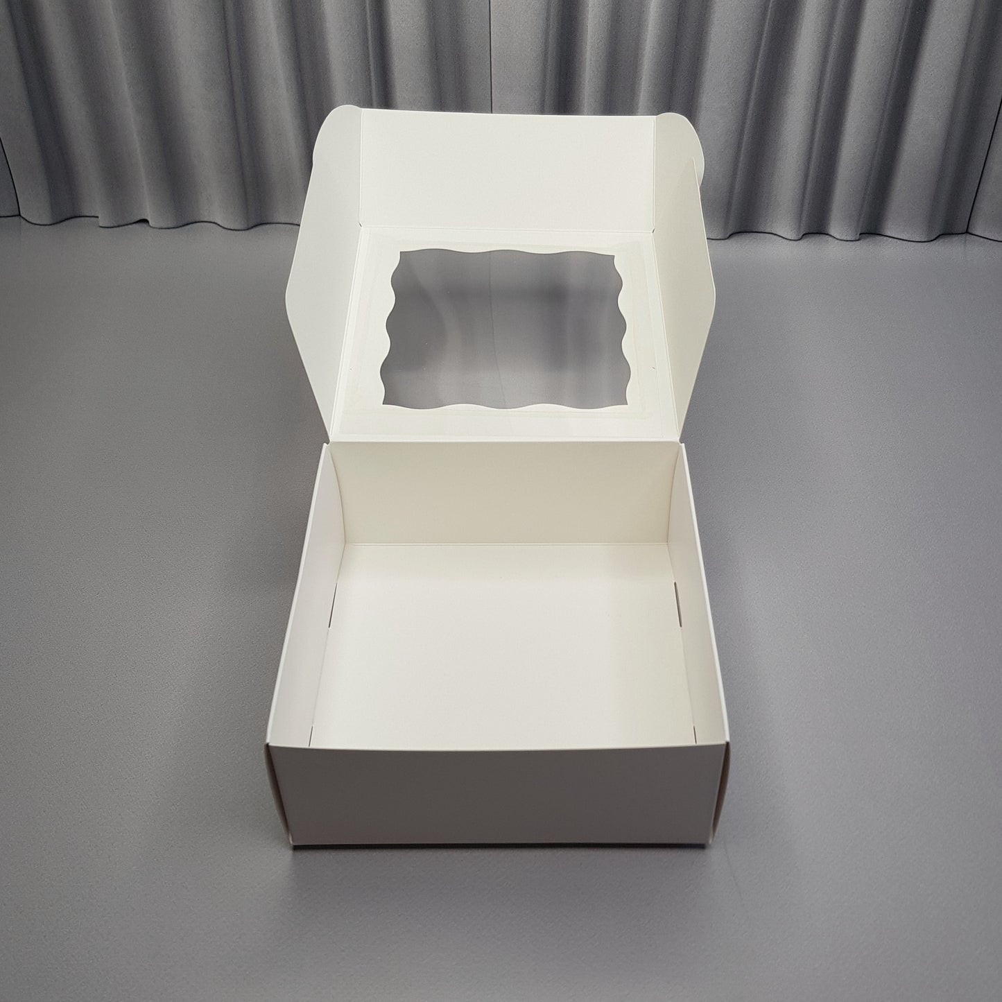 Karton mit Fenster 15 x 15 x 6 cm, 1 Stück 10044