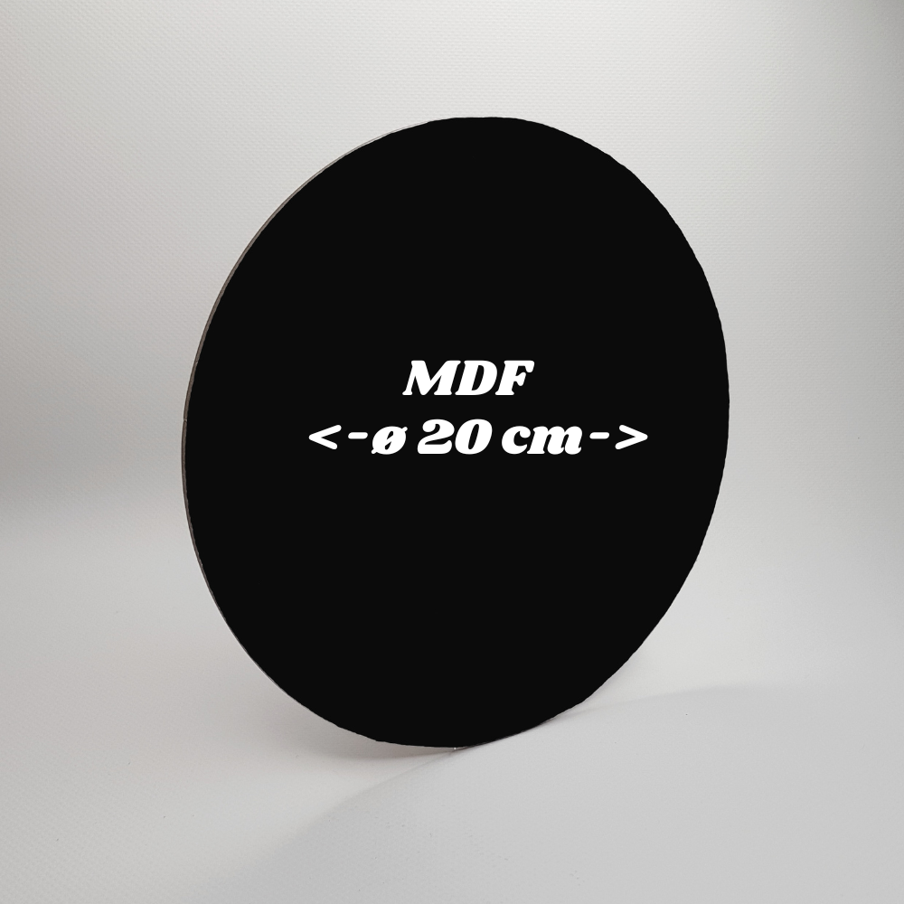 NEU! Tortenplatten ø 20 cm, 3mm, Schwarz, 5 Stück