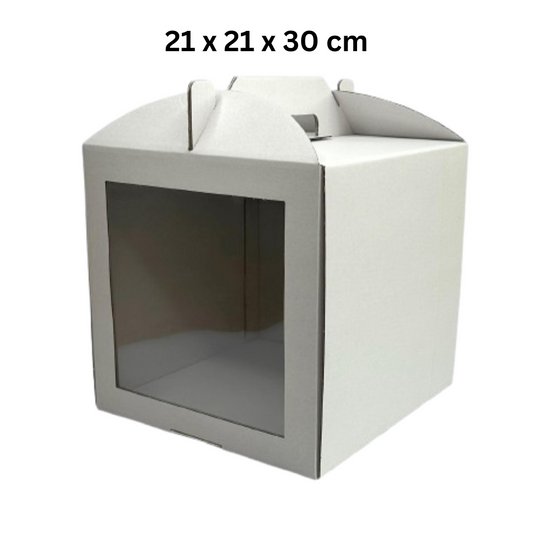 Tortenkartons 5 Stück, 21 cm x 21 cm x 30 cm 10060