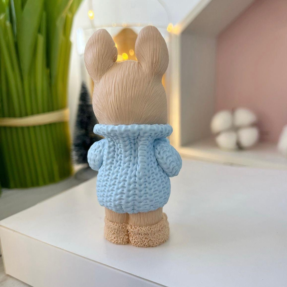 Silikonform Hase im Pullover 30254