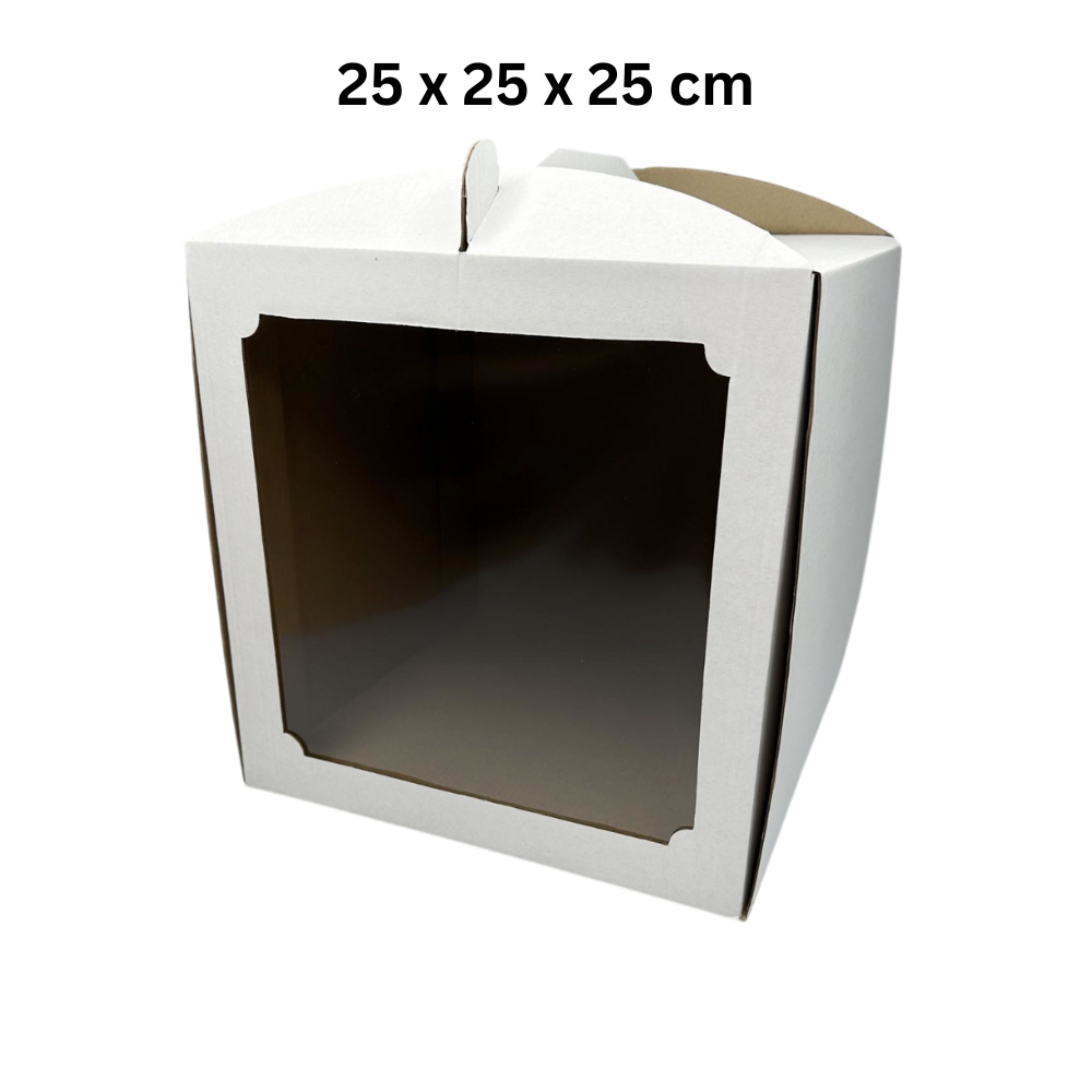 NEU! Tortenkartons 5 Stück, 25 cm x 25 cm x 25 cm 10068