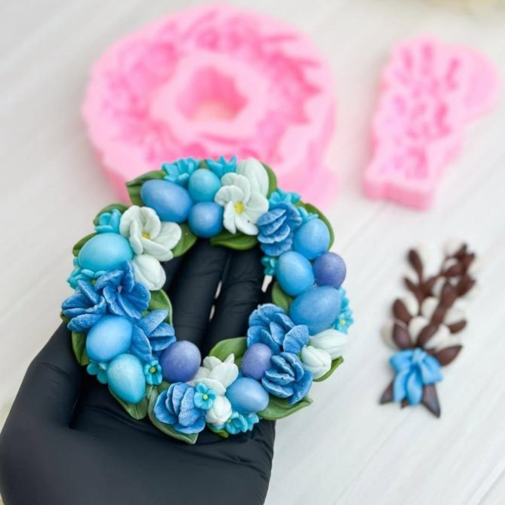 Silikonform Osterkranz 1 30276