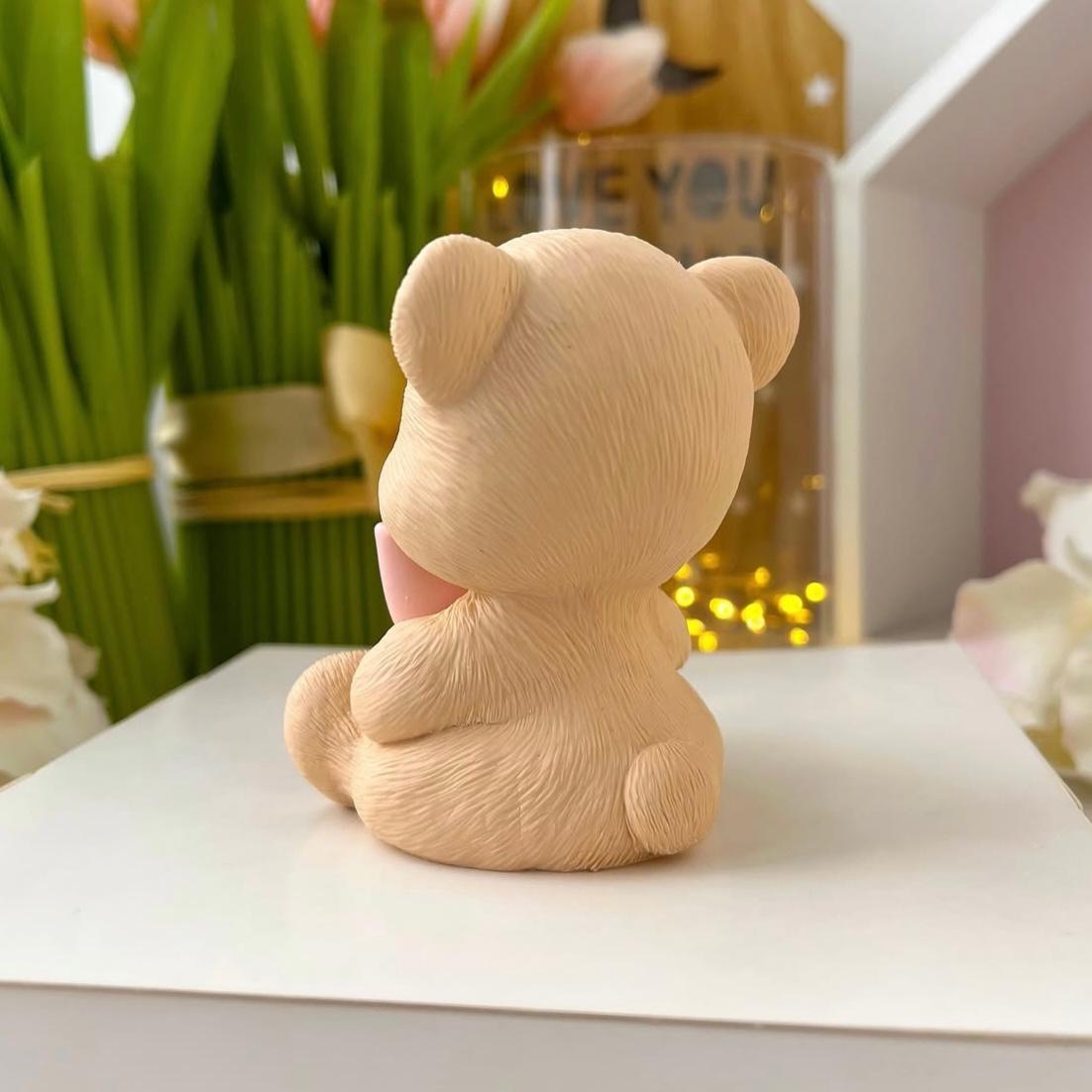 NEU! Silikonform Teddybär mit Schleife 30283