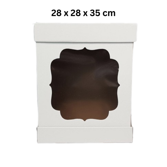 Tortenkartons 5 Stück, 28 cm x 28 cm x 35 cm 10013