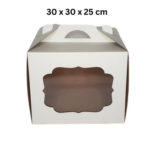 Tortenkartons 5 Stück, 30 cm x 30 cm x 25 cm 10035