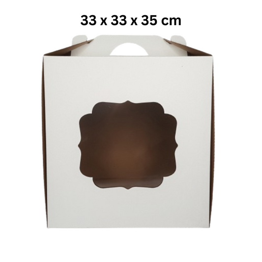 Tortenkartons 5 Stück, 33 cm x 33 cm x 35 cm 10002