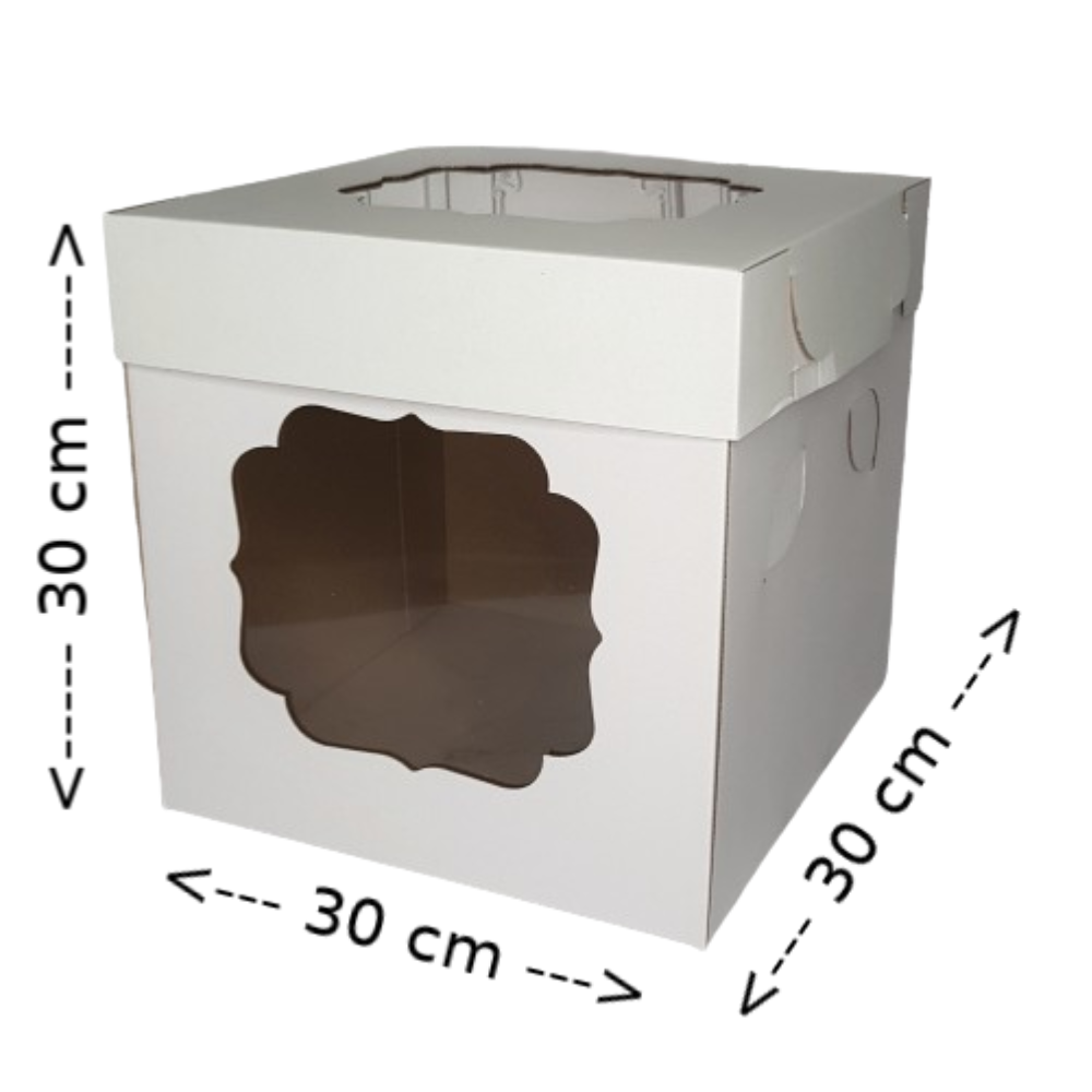Tortenkartons 5 Stück, 30 cm x 30 cm x 30 cm 10028