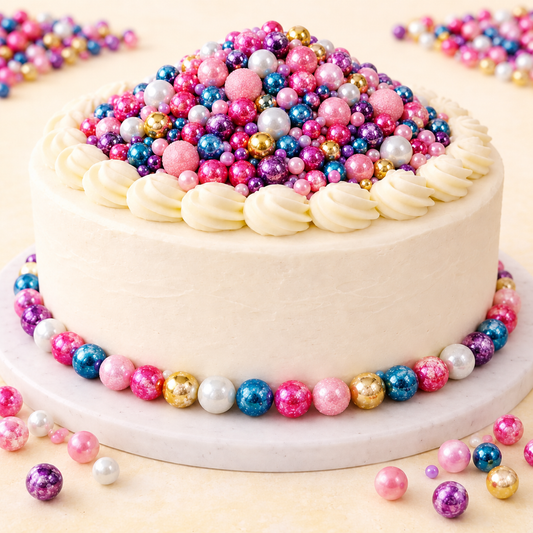 Zuckerperlen Glitzerbombe, 100g