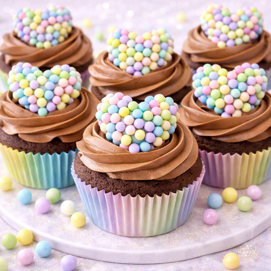 Zuckerperlen Pastell Mix 7mm, 100g