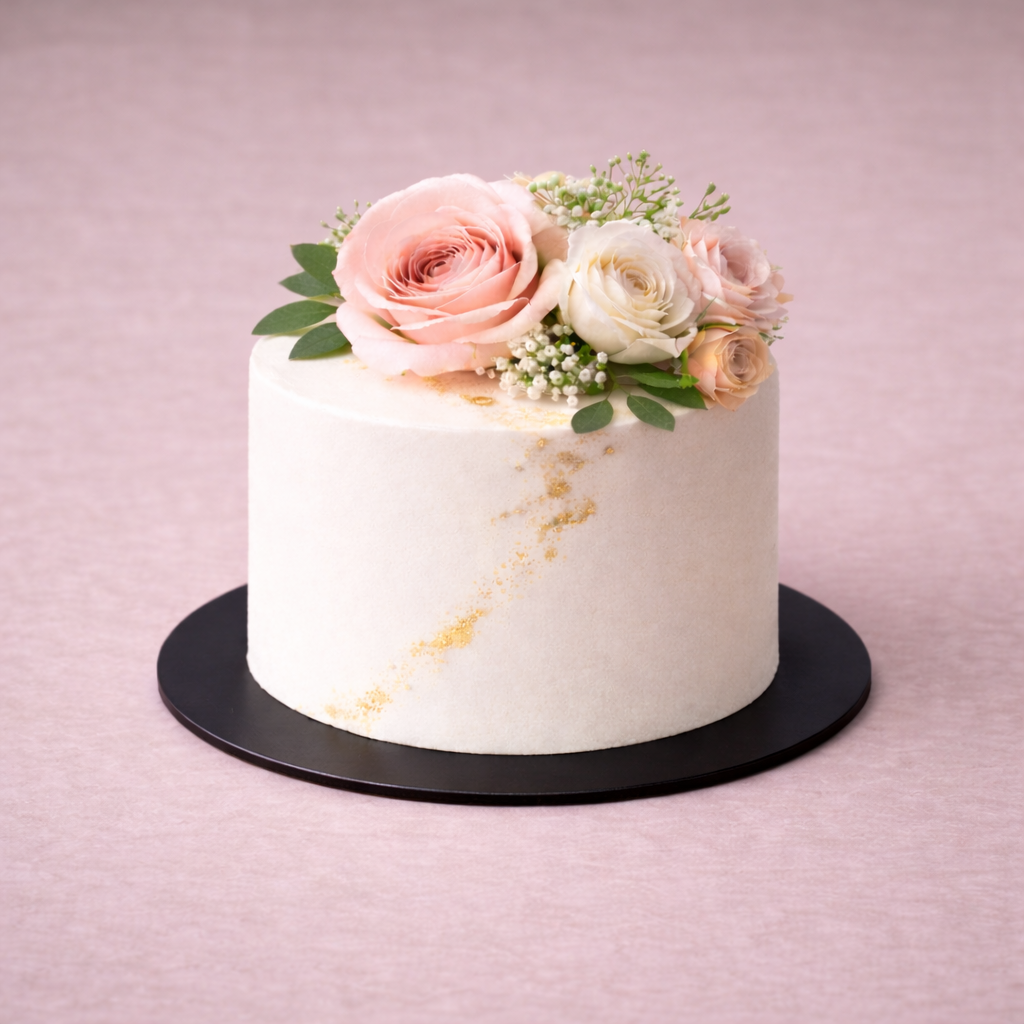 Tortenplatten ø 25 cm, 3mm, Schwarz, 5 Stück