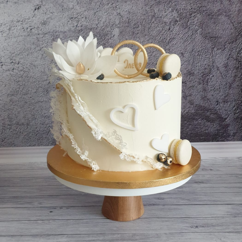 Tortenplatten ø 25.4 cm, 1.2cm, Gold, 5 Stück