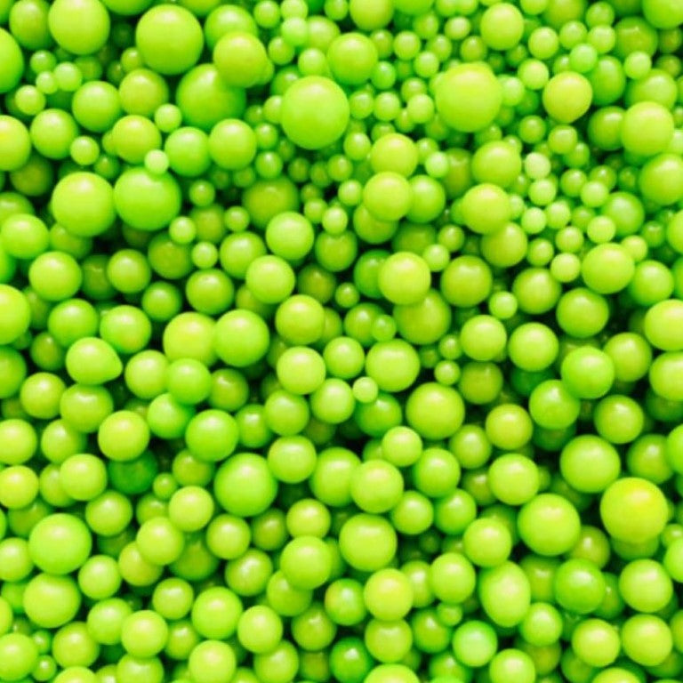 Zuckerperlen Matt Hellgrün 100g