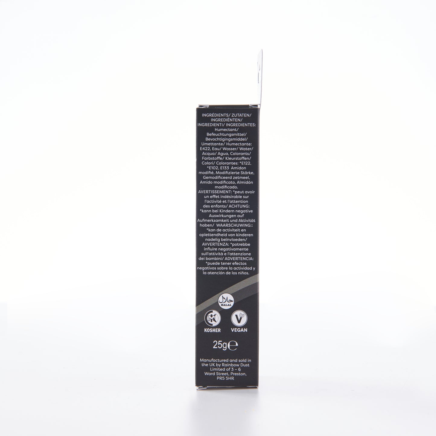Rainbow Dust ProGel Schwarz 25ml