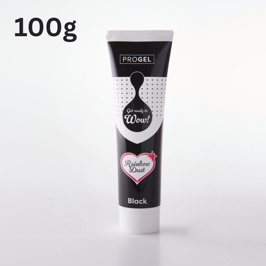 NEU! Rainbow Dust ProGel Schwarz 100g