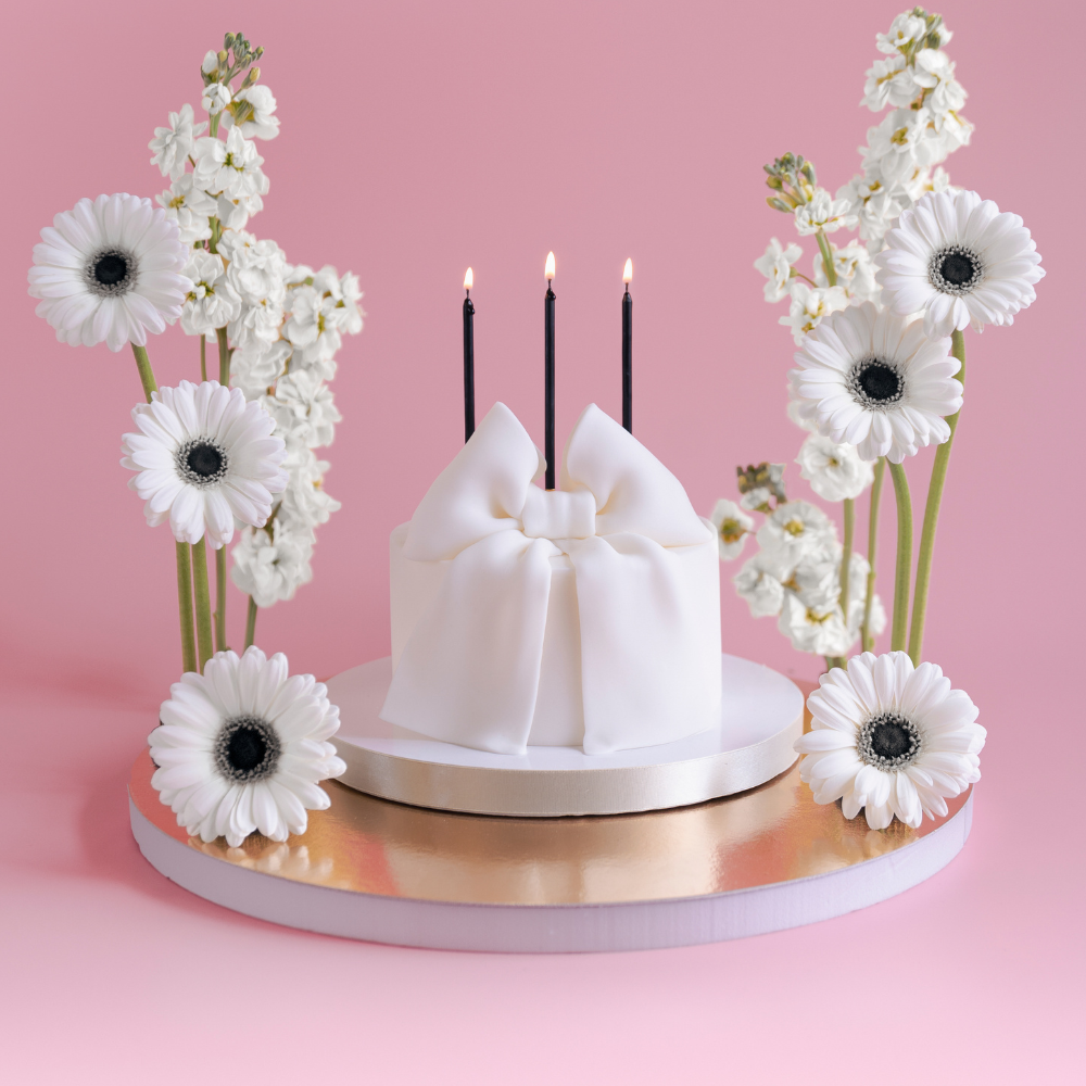 TOP Angebot! Geburtstagskerzen, glatt, Schwarz/Gold, 14cm - 12 Stk.