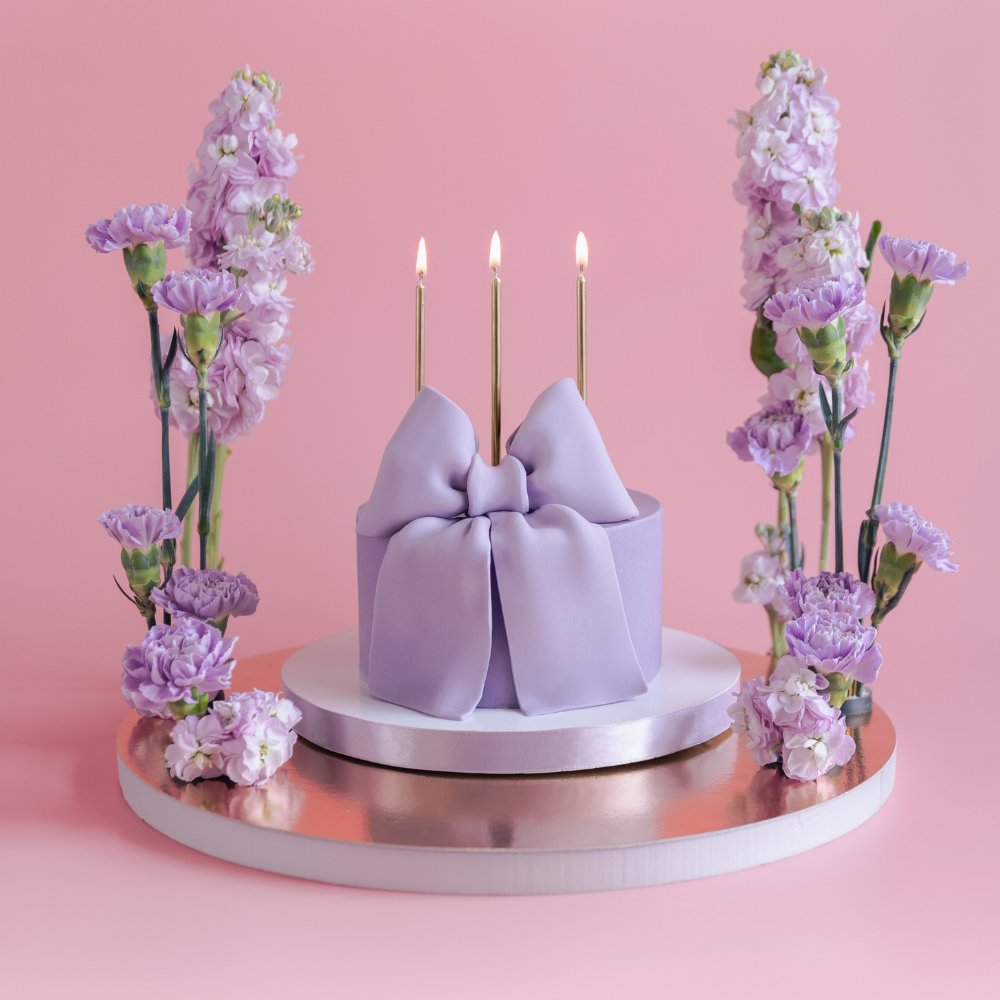 TOP Angebot! Geburtstagskerzen, glatt, Roségold, 14 cm - 12 Stk.