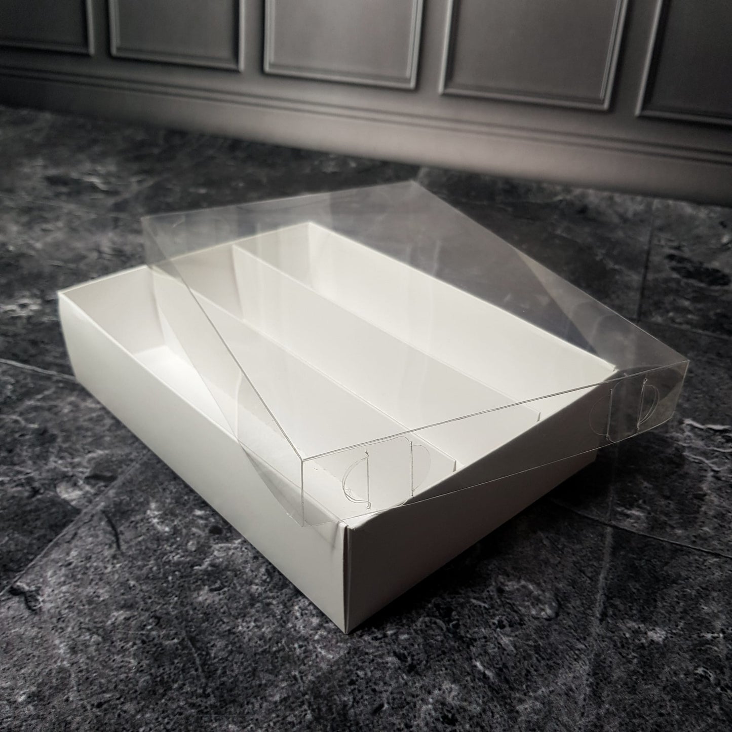 Macarons Box weiß 21 x 15 x 5 cm 5stk. 70005