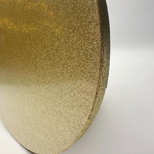 Tortenplatten ø 30.5 cm, 1.2cm, Gold/Glitzer, 1 Stück