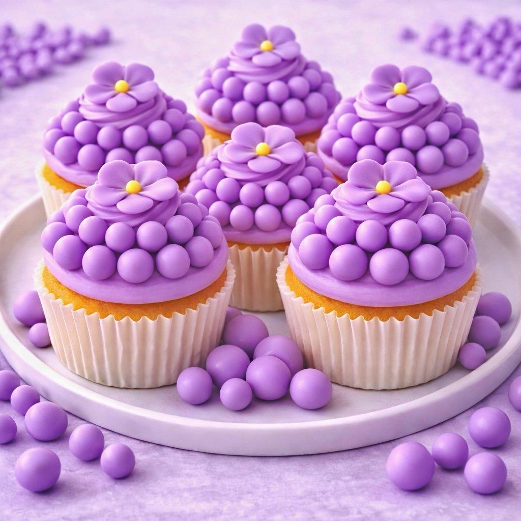 Zuckerperlen Lila 10mm, 100g