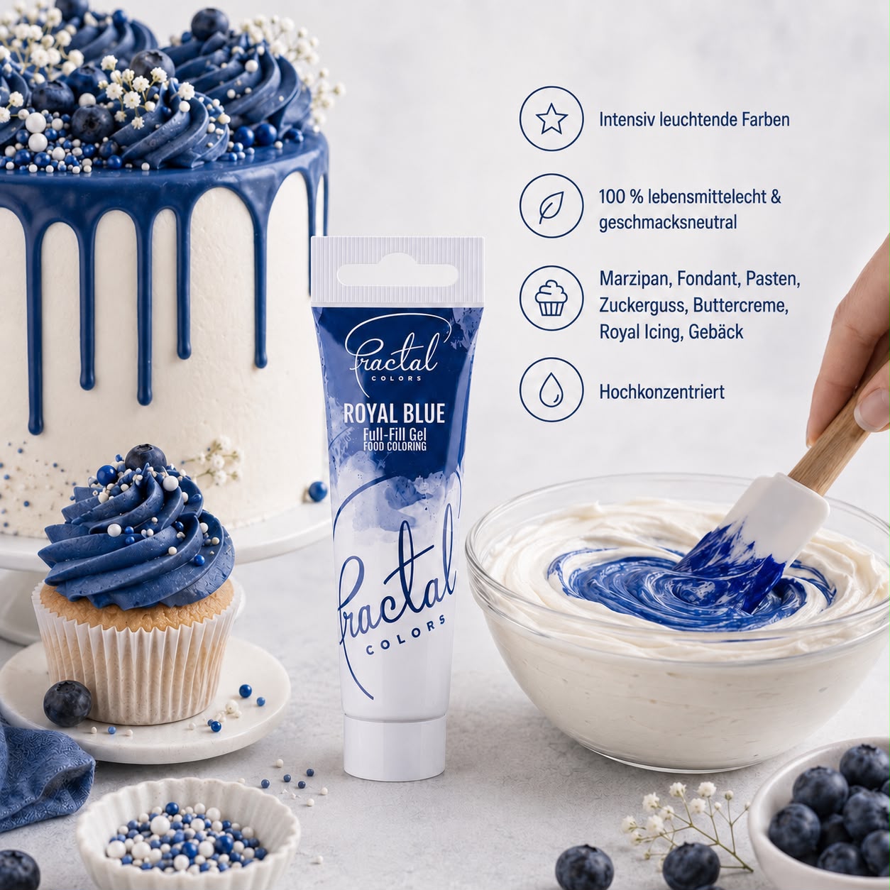 Fractal Colors Full-Fill Royal Blau 30g