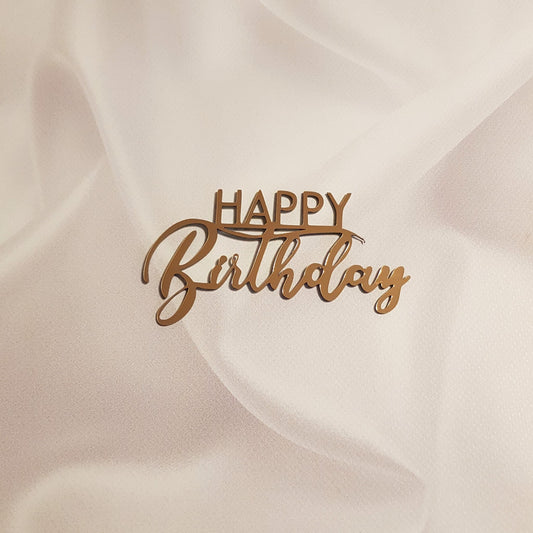 Acryl Topper Happy Birthday 100011