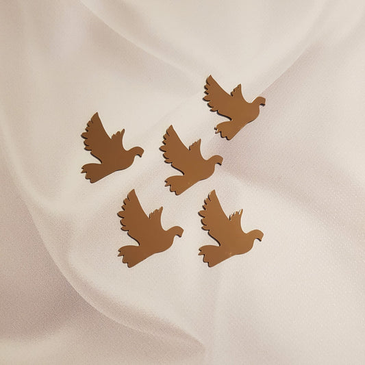 Acryl Topper Tauben 5 Stück set 100020