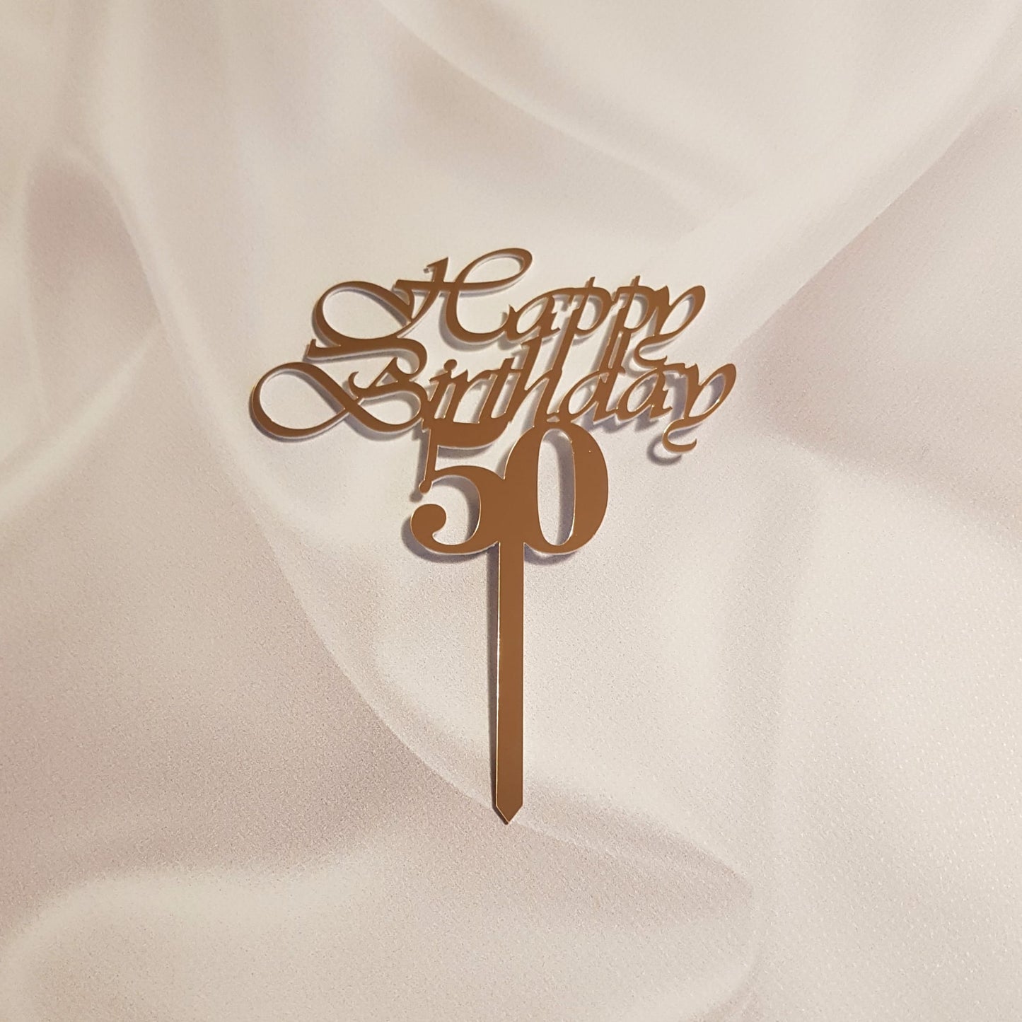 Acryl Topper Happy Birthday 50 100024