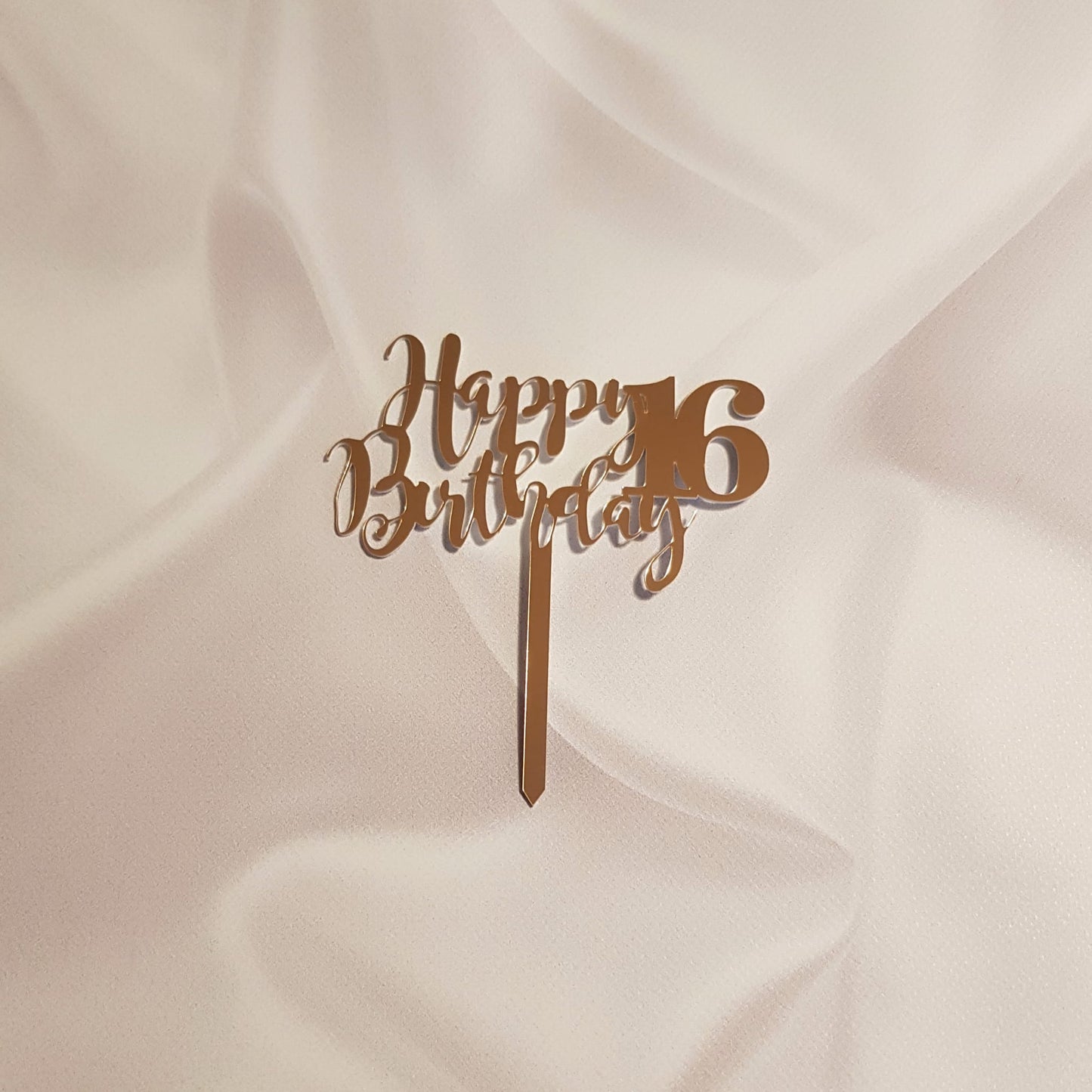 Acryl Topper Happy Birthday 16 100025