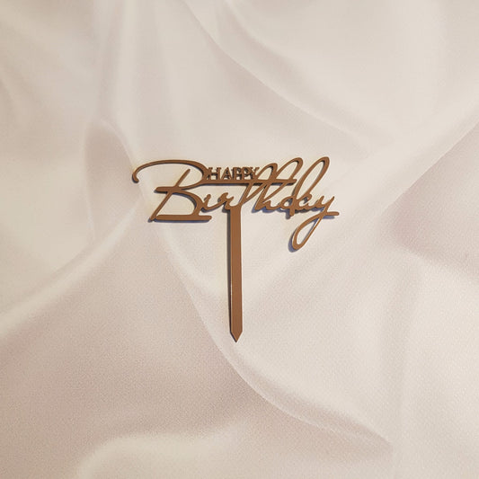 Acryl Topper Happy Birthday 100034
