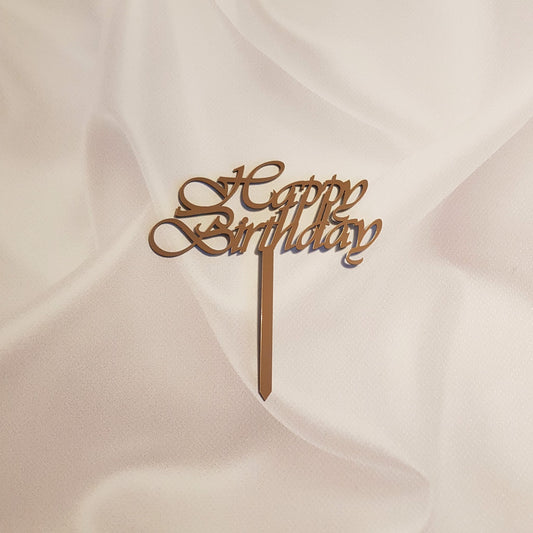 Acryl Topper Happy Birthday 100037