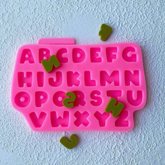 Silikonform Buchstaben 30038