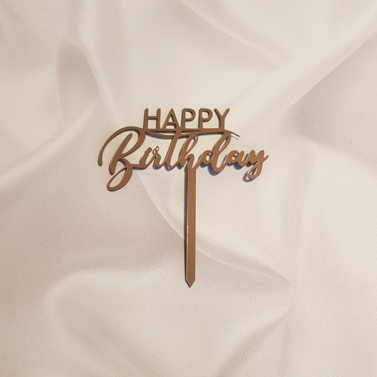 Acryl Topper Happy Birthday 100038