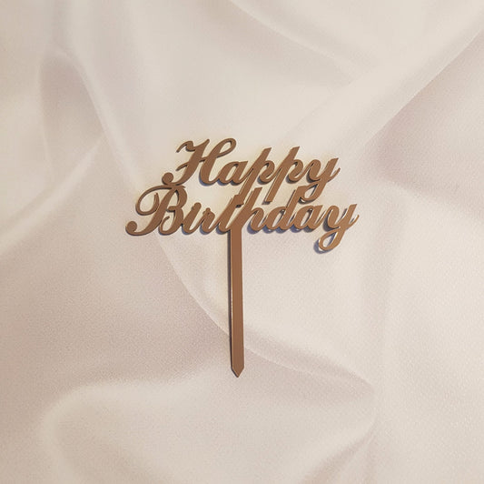 Acryl Topper Happy Birthday 100040