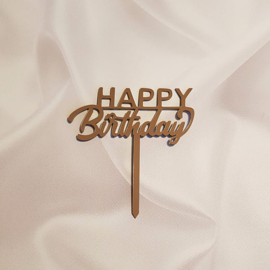 Acryl Topper Happy Birthday 100042