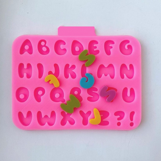 Silikonform Buchstaben 30044