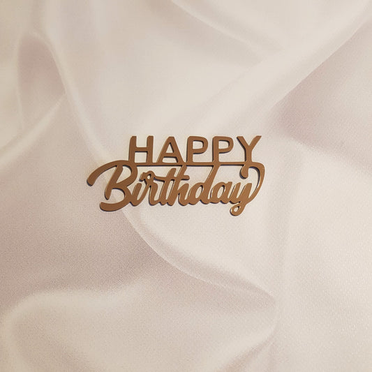 Acryl Topper Happy Birthday 100044
