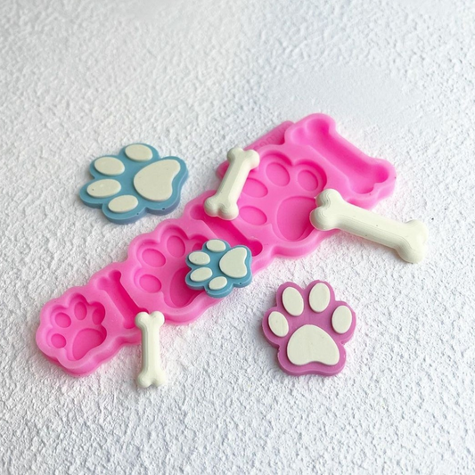 Silikonform Hundepfoten 30045