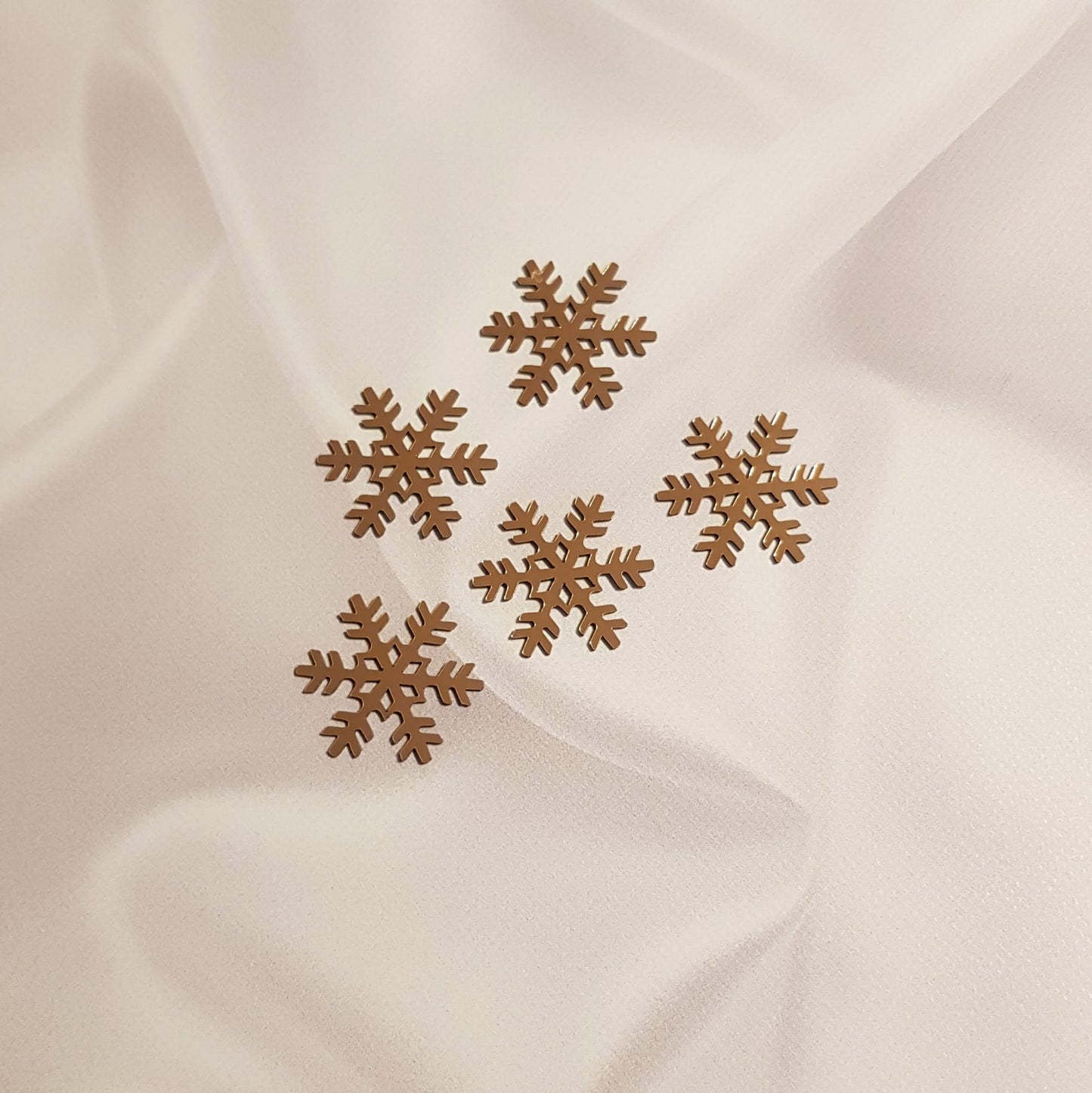 Acryl Topper Eisflocken 5 Stück set 100047