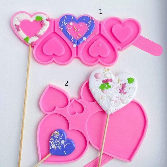 Silikonform Herzen 2 30071