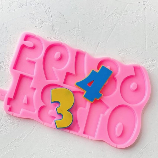 Silikonform Zahlen 30077