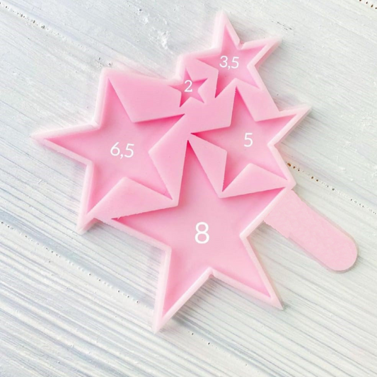 Silikonform Sterne 30083