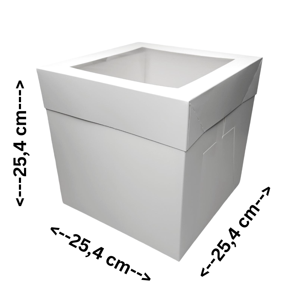 NEU! Tortenkarton 5 - 10 Stück 25,4 x 25,4 x 25,4 cm 10073