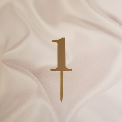 Acryl Topper Zahl 1 10121