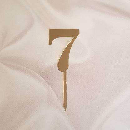 Acryl Topper Zahl 7 10127