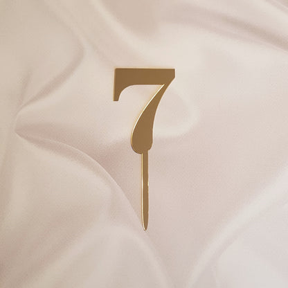 Acryl Topper Zahl 7 10127